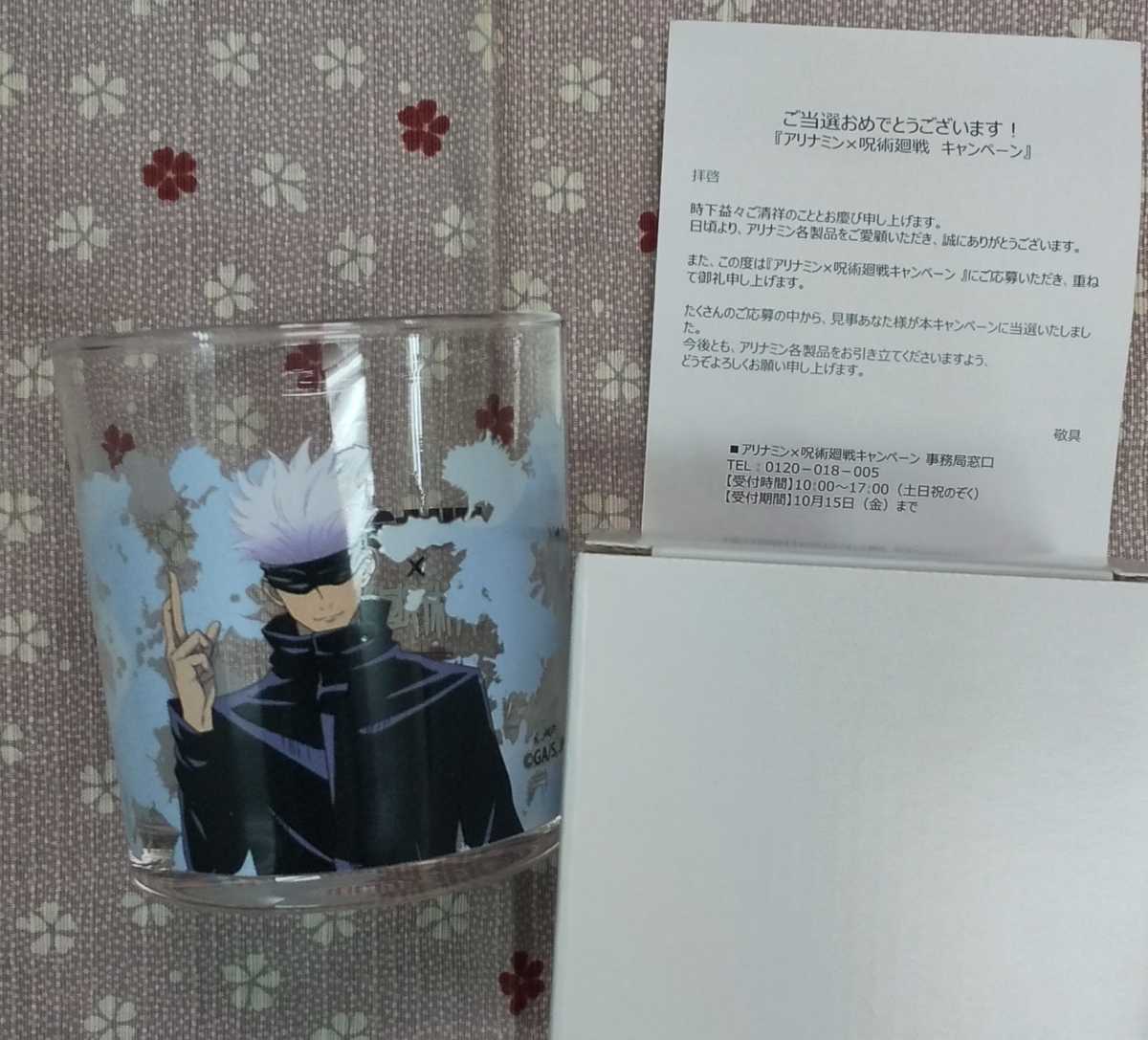 たしろ屋 アリナミン×呪術廻戦キャンペーン当選 五条悟 領域展開