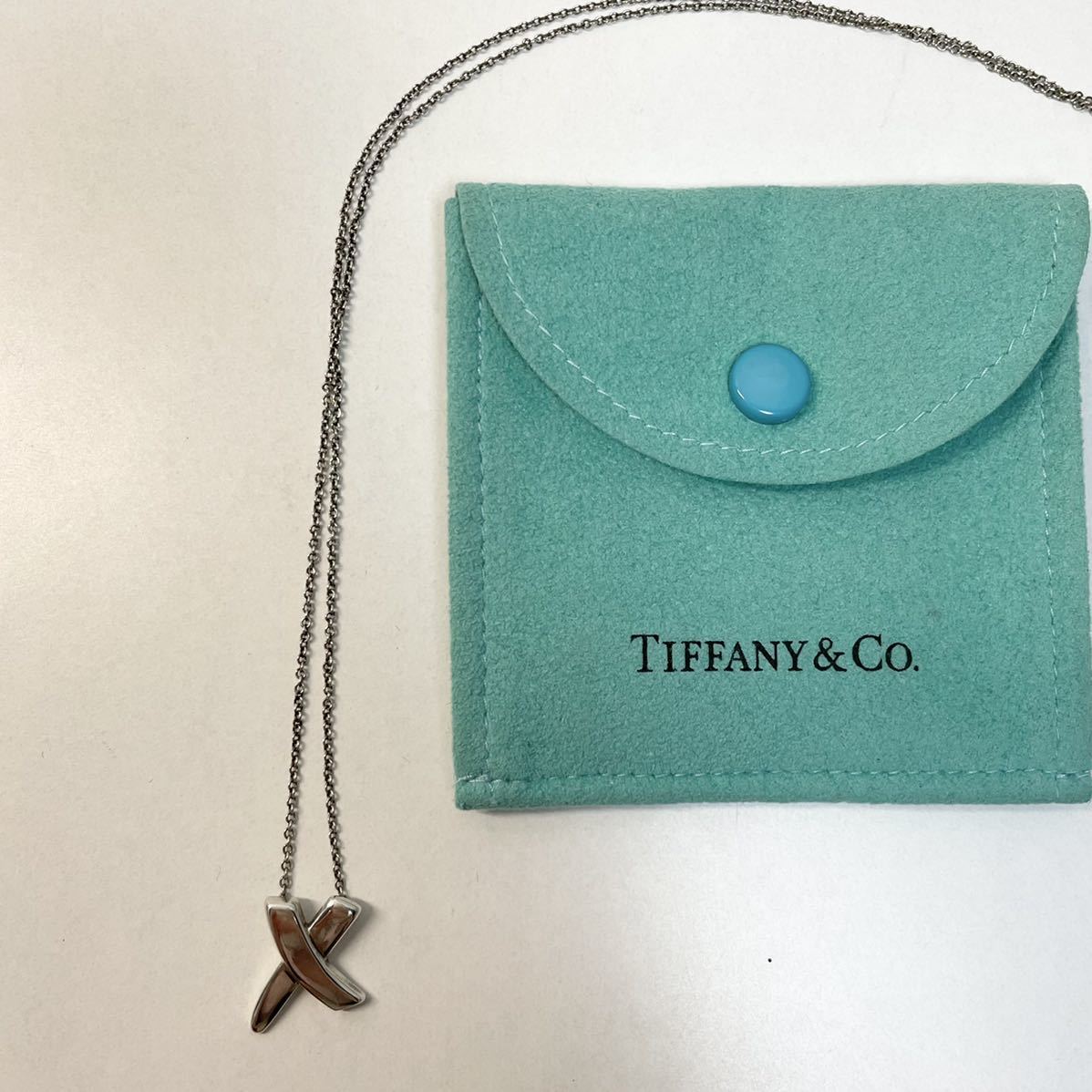 ティファニー TIFFANY&Co ティファニーネックレス パロマ ピカソ Xネックレス ペンダントTIFFANY&Co. シルバー925 現行品_画像1