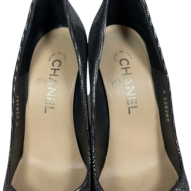 CHANEL シャネル G28289 パンプス ヒール ハイヒール キャップトゥ