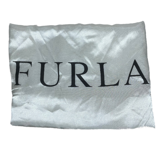 FURLA フルラ ハンドバッグ トートバッグ レザー クロコ 型押し グリーン モスグリーン バッグ_画像10