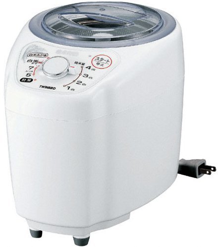 品】TWINBIRD 家庭用コンパクト精米器精米御膳 ホワイト MR-D570W