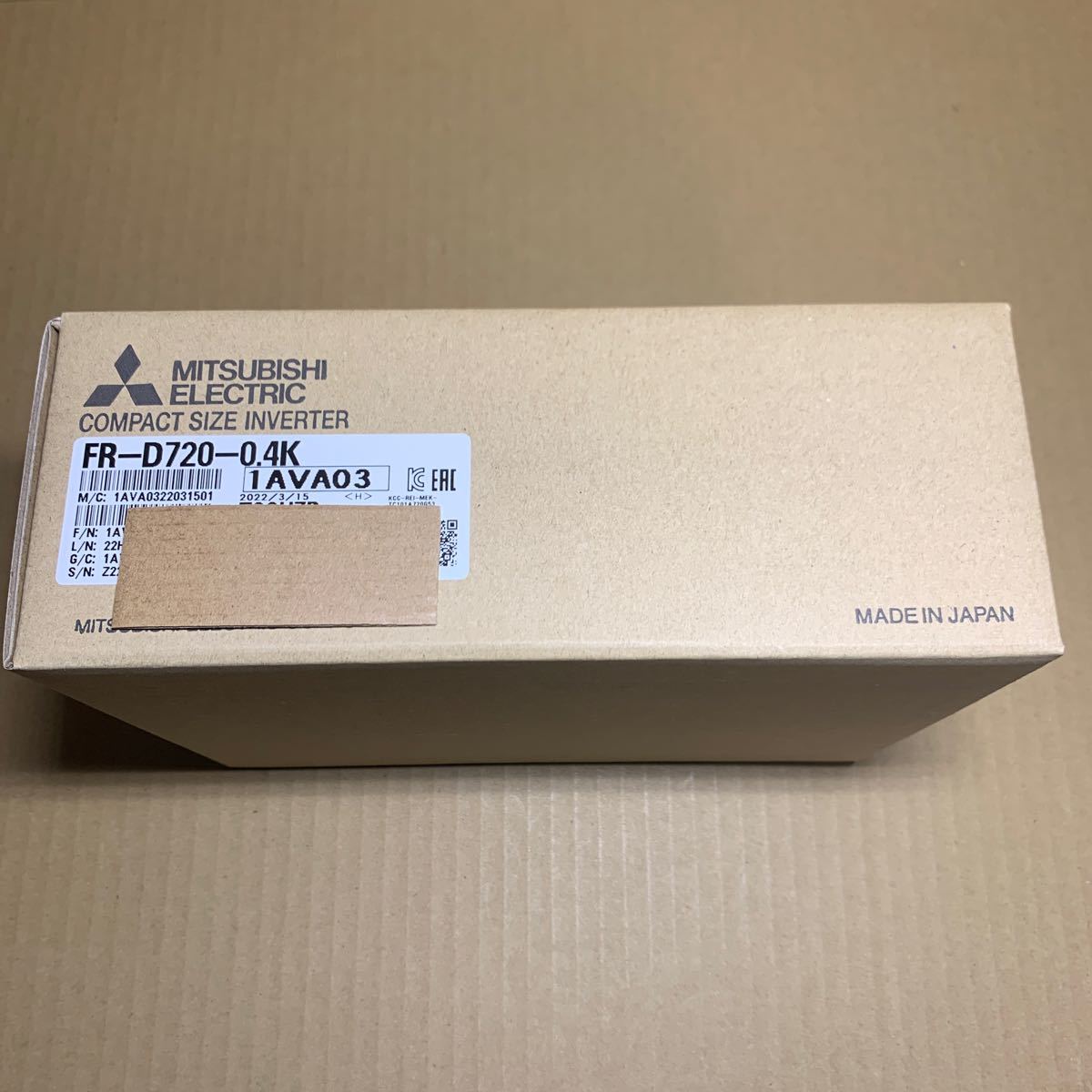 新品 三菱電機 FR-D720-0.4K 1台 インバータ | laninternet.com.br