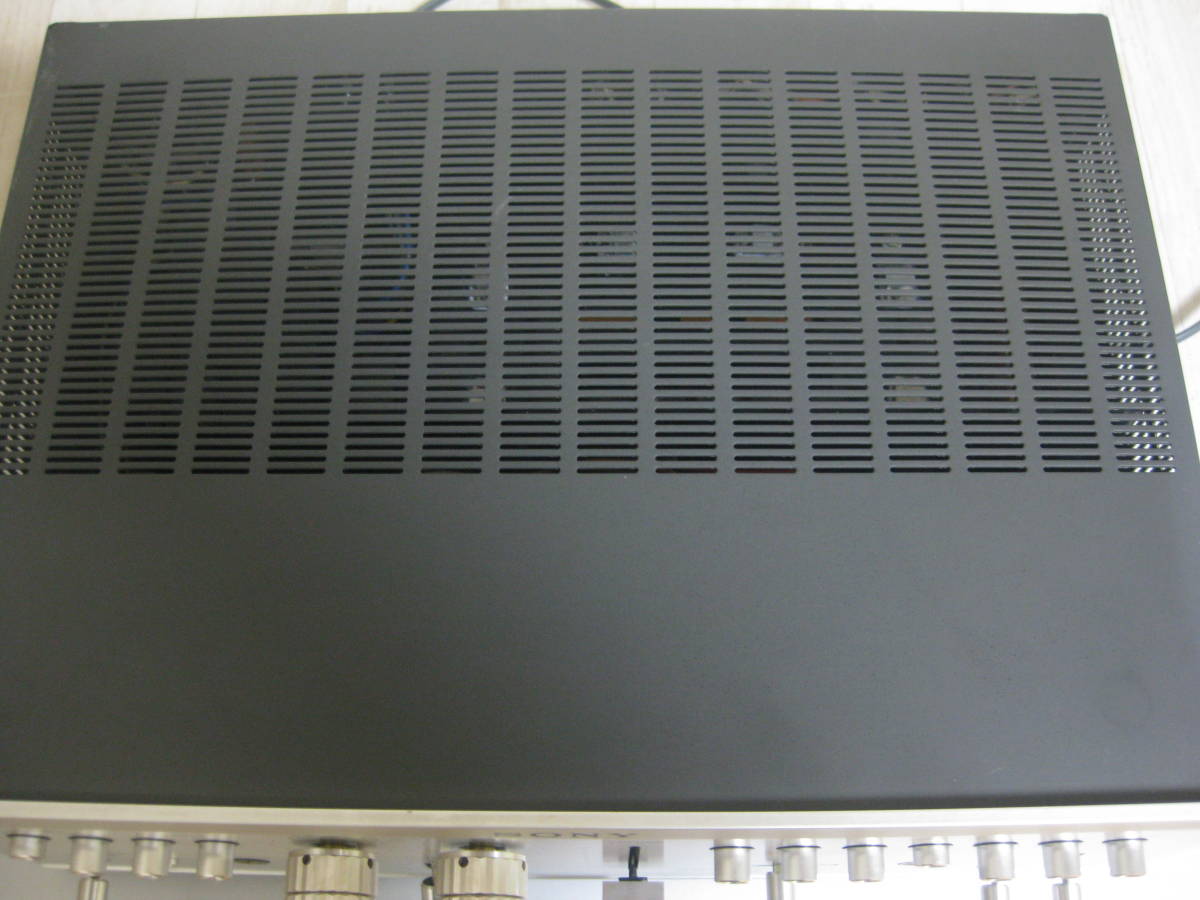 SONY プリメインアンプ TA-1150 動作品 電源ランプ青色LEDに交換