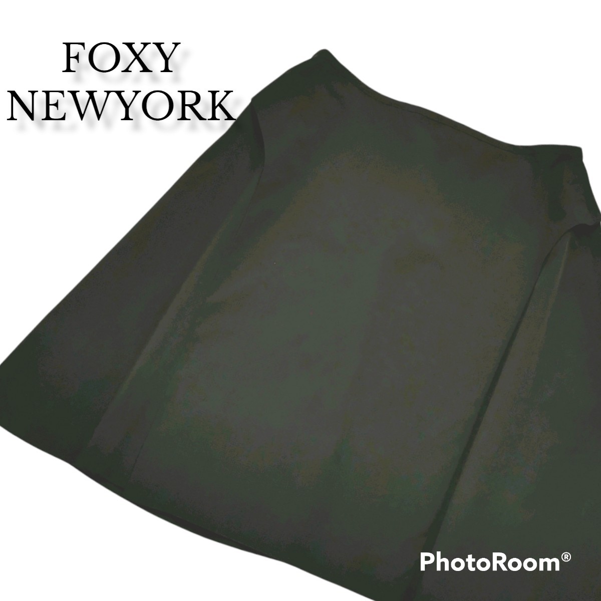 FOXYNEWYORK フォクシー　スカート　フレアースカート　黒　ブラック　サイズ42
