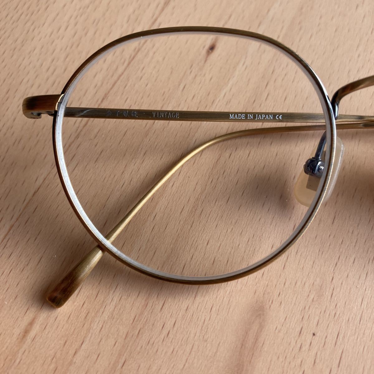 金子眼鏡KV-81L 試着程度の極美品定価35,200円クラウンパントオリバー 