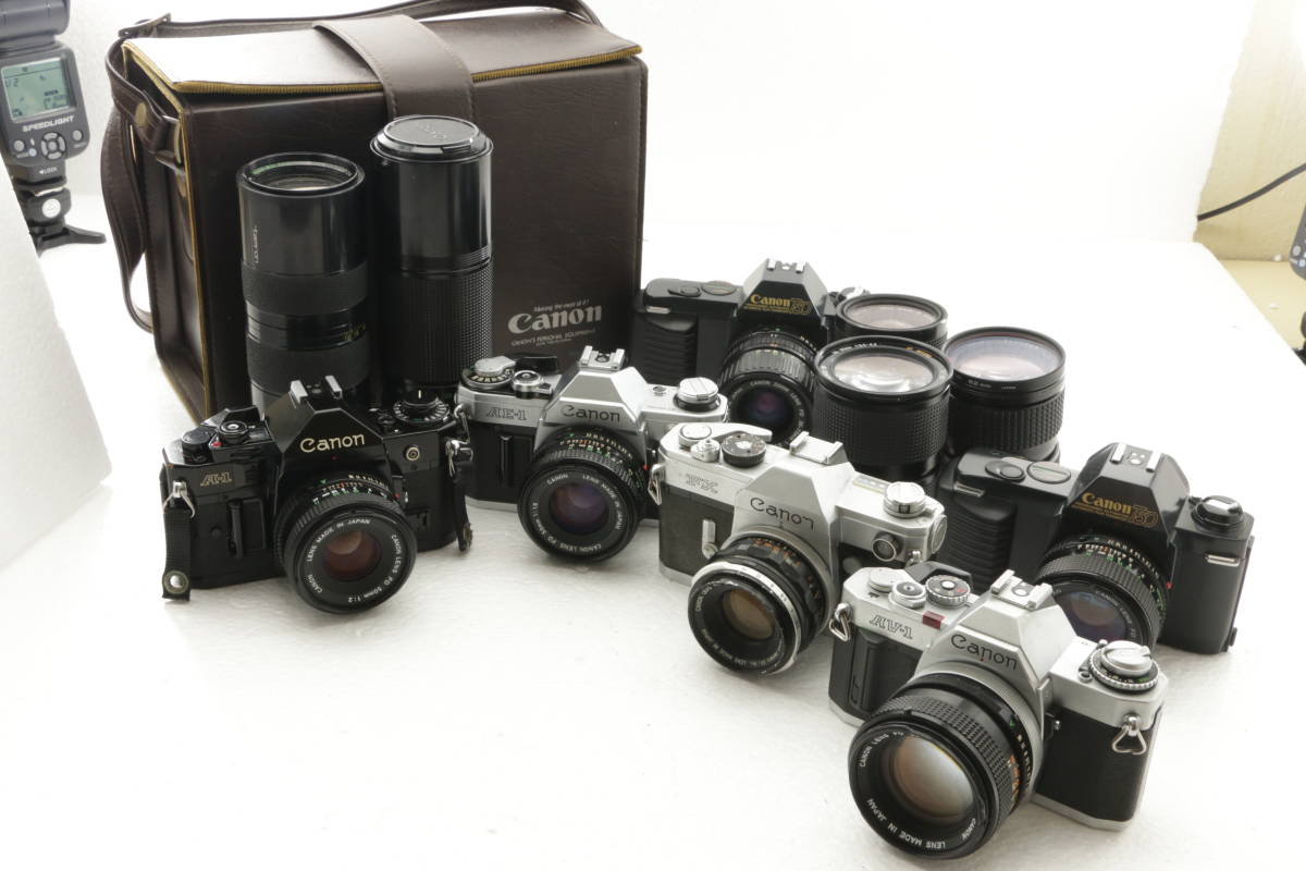 2022C 7/ CANON キャノン A-1 AE-1 AL-1 T50 / New FD 50mm 1:1.4 / NFD 50mm 1:1.8 / FD 50mm 1;1.4 S.S.C./ FL 50mm 1:1.8 / 他 現状_画像1