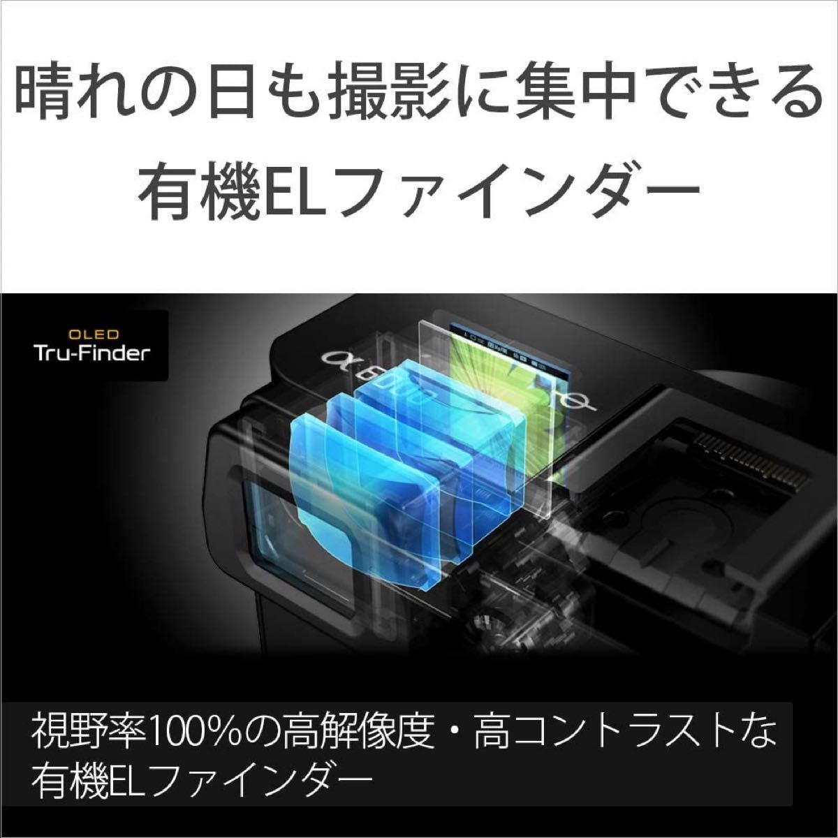 ソニー SONY α6000 ホワイトボディ ミラーレス一眼レフ wi-fi搭載 フルハイビジョン動画撮影対応 