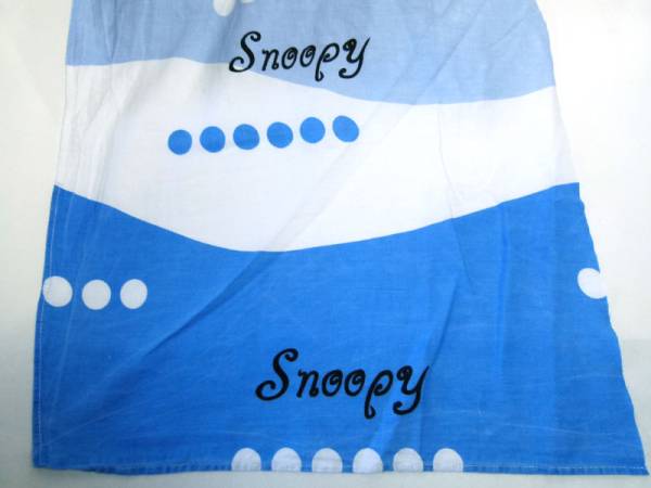 SNOOPY Snoopy герой простыня (62×224cm)/ лоскут [ б/у ][ переделка ткань ][ почтовая доставка возможно ]15d-6-033