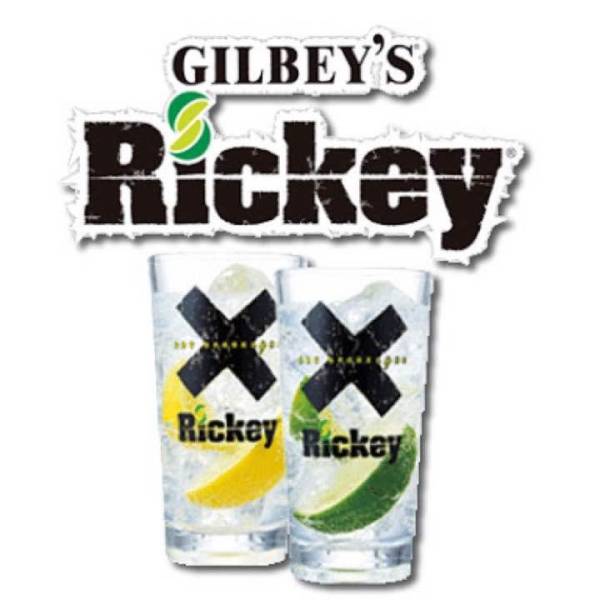 非売品☆新品♪Rickeyリッキー タンブラーカクテルグラスコップ6点セット