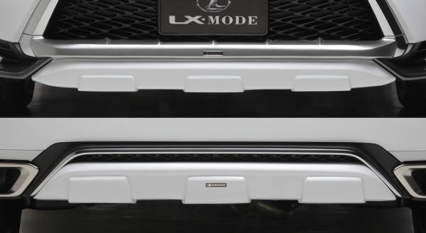 LX MODE 塗装済フロント/リアアンダーガーニッシュ　２点セット (RX200t F SPORT専用)_画像1