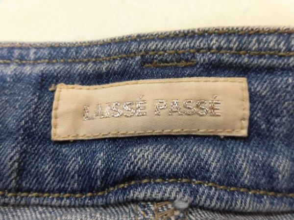 (49306)LAISSE PASSE　デニムハーフパンツ　ライトブルー　36　USED_画像3