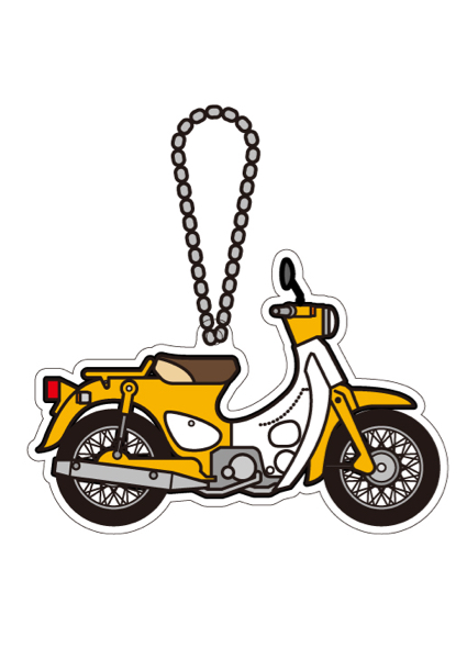 [ new goods ] Honda Little Cub manner key holder * beige 