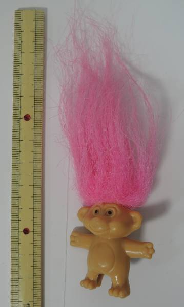 ヤフオク G12 トロール人形 ピンクの長い髪