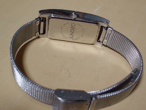 DKNY 3ATM женский наручные часы прямоугольник серебряный 