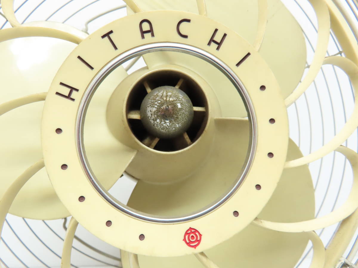 日立 HITACHI 卓上扇風機 デスクファン 30cm 3枚羽根 M-6036B 昭和レトロ アンティーク_画像3