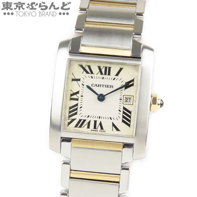 101586763 1円 カルティエ Cartier タンクフランセーズ MM 時計 腕時計