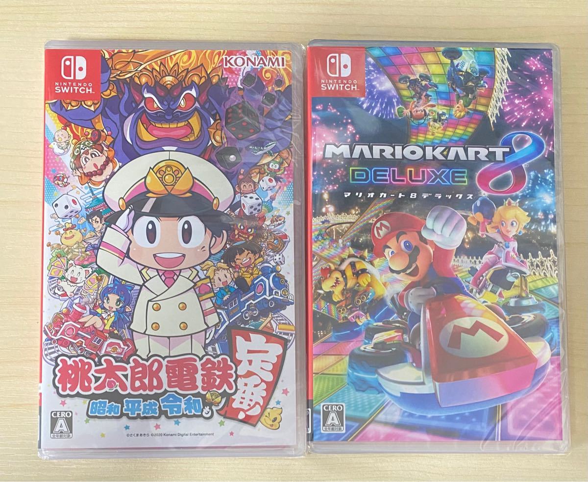 マリオカート8デラックス 桃太郎電鉄 2本セット ニンテンドースイッチ