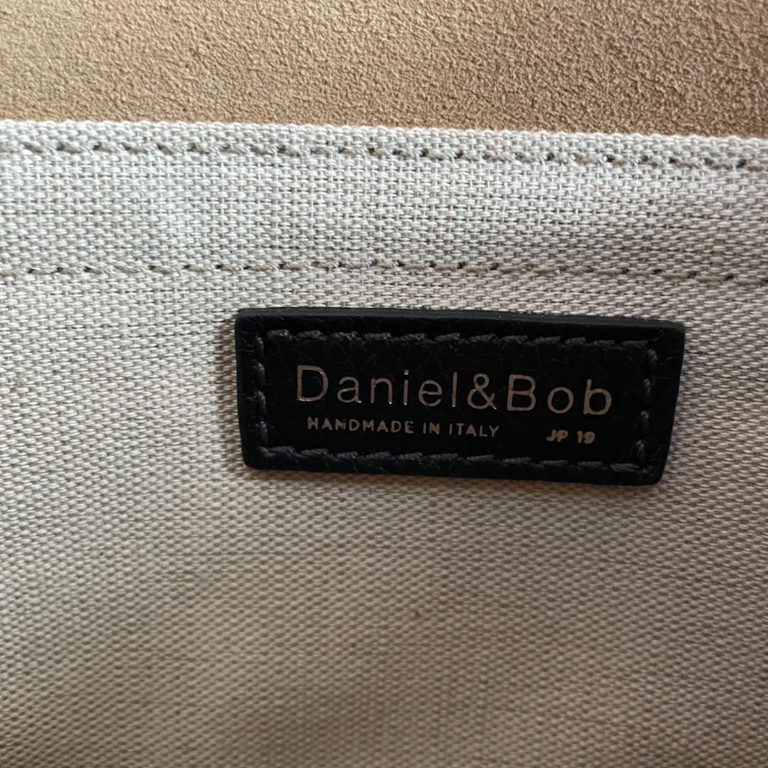 ■1円〜 ■新品未使用・タグ付【上質を纏う】Daniel&Bob ダニエルアンドボブ レザー サコッシュ オテッロ ショルダーバッグ 24 ブラック 黒