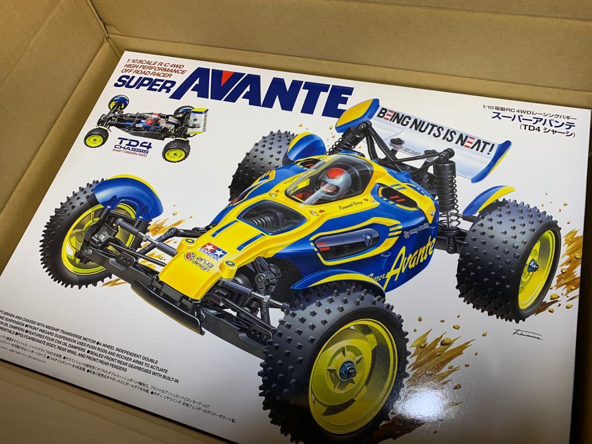 ★新品未使用★ タミヤ 1/10 電動RCカーシリーズ 1/10RC スーパー アバンテ (TD4シャーシ) 58696