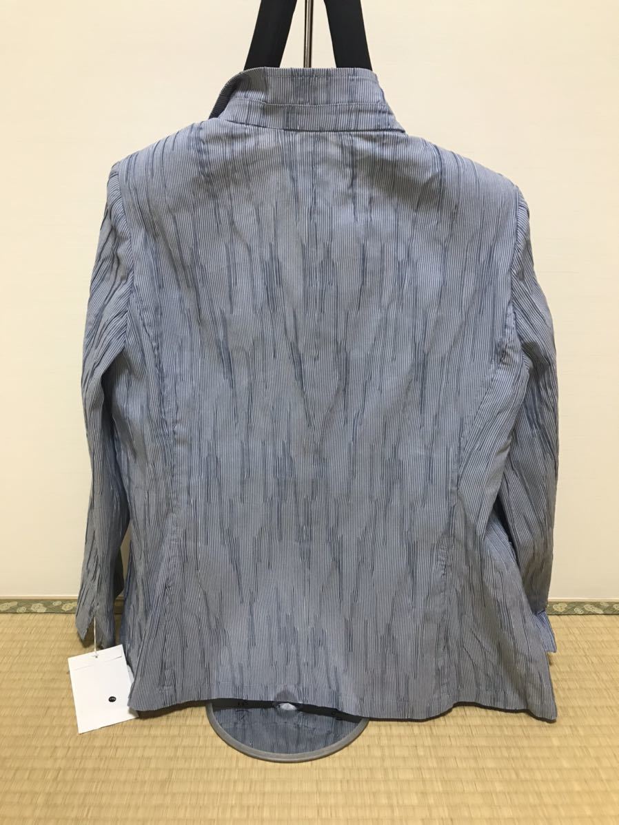 [新品] 激安・在庫処分　Mサイズ　レディースジャケット　ミセステーラードジャケット　婦人綿混ジャケット　ブルー色_画像2