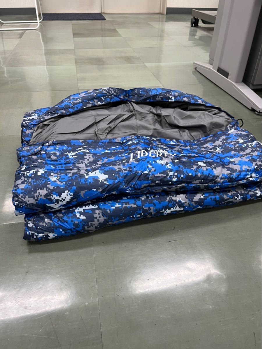 新品☆寝袋 寝袋シュラフ 封筒型シュラフ 収納袋付き アウトドア キャンプ  車中泊 防災