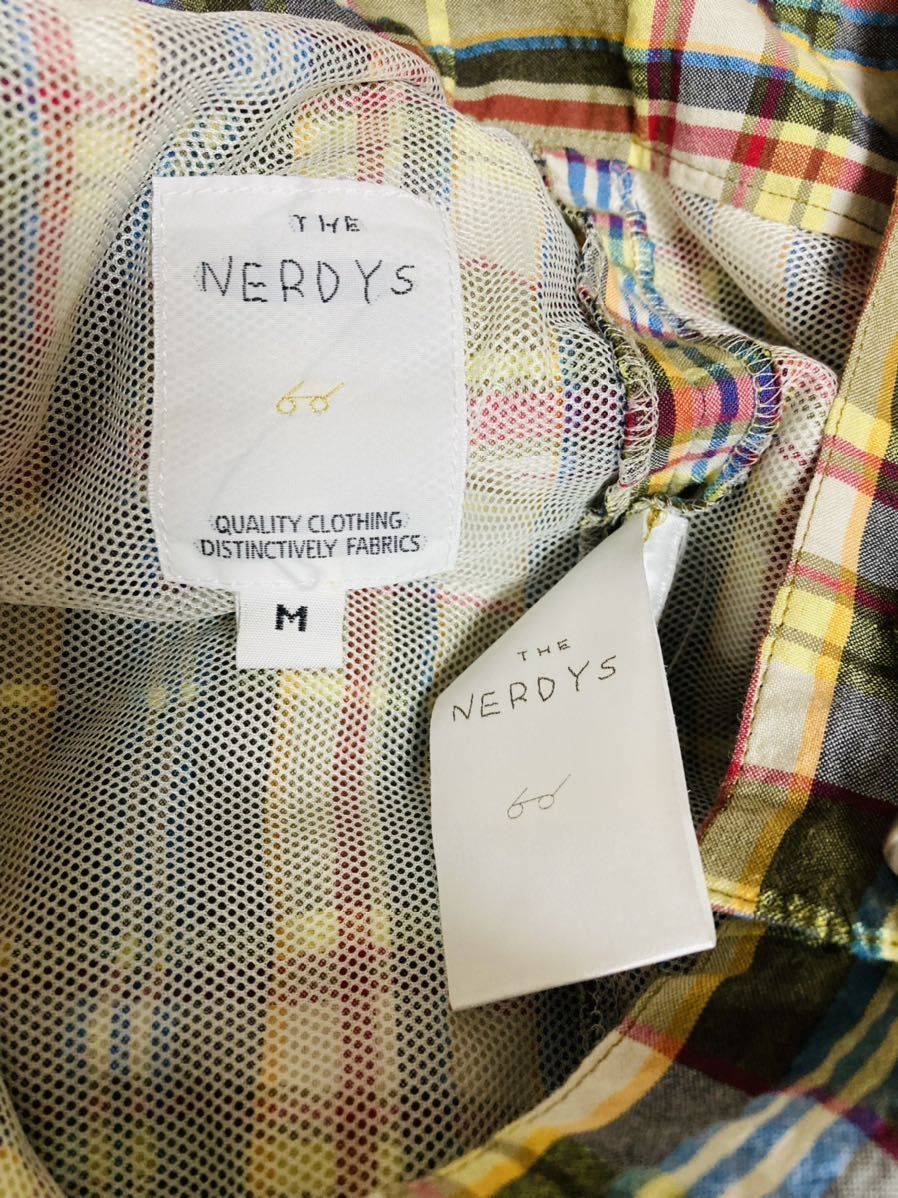 美品 THE NERDYS ザ ナーディーズ セットアップ 半袖 チェックシャツ ハーフパンツ シャツSサイズ パンツMサイズ 上下 チェック柄_画像10