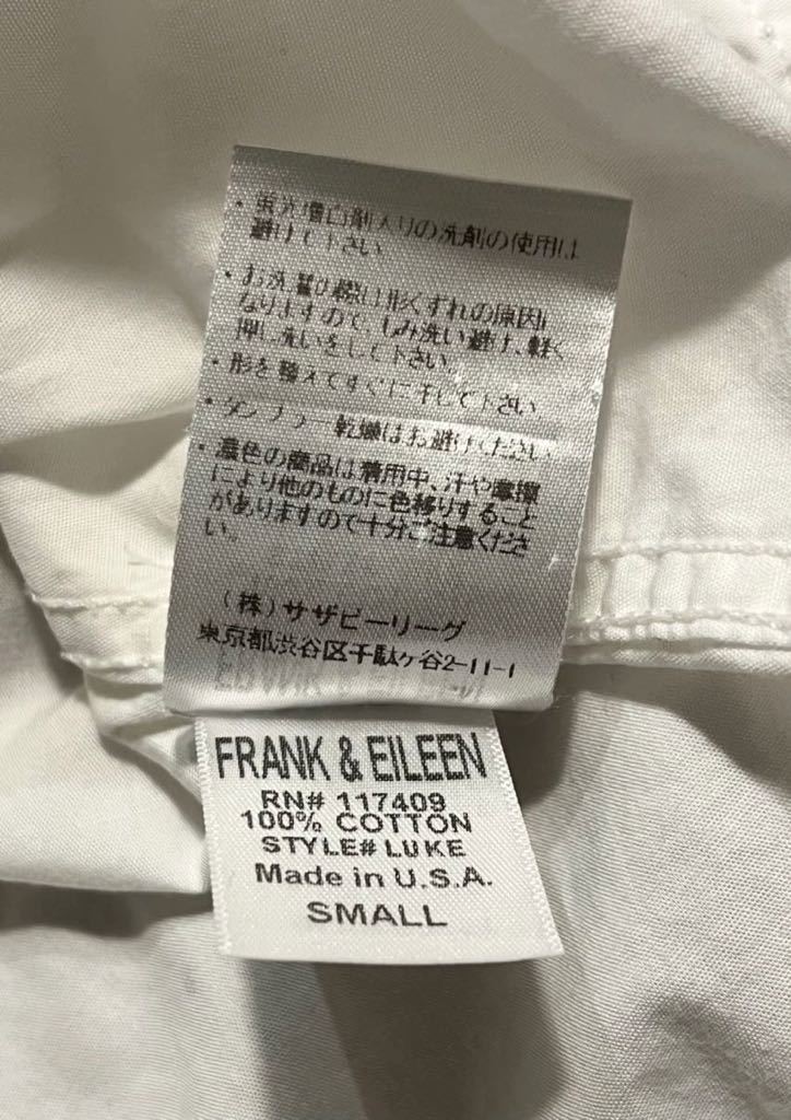 FRANK & EILEEN × Ron Herman /LUKE別注LSシャツ /PAUL WIP RH LOGO 