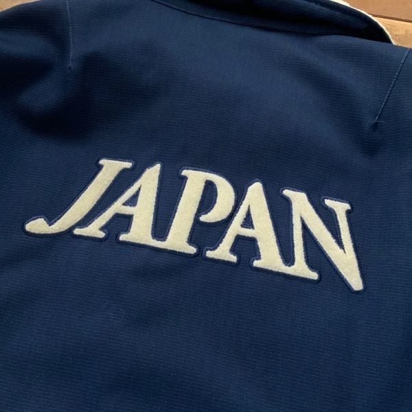  rare 1998 Nagano . wheel Japan representative flight jacket men's O size Olympic navy collector item 