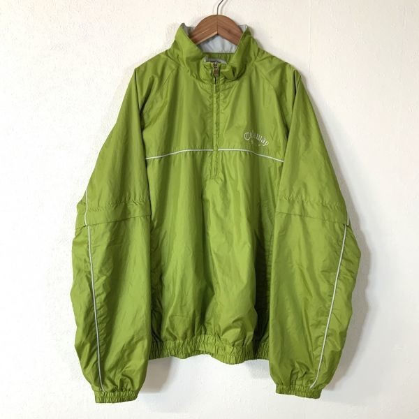 贈答品 美品 callaway キャロウェイ 半袖ハーフジップジャケット 3L