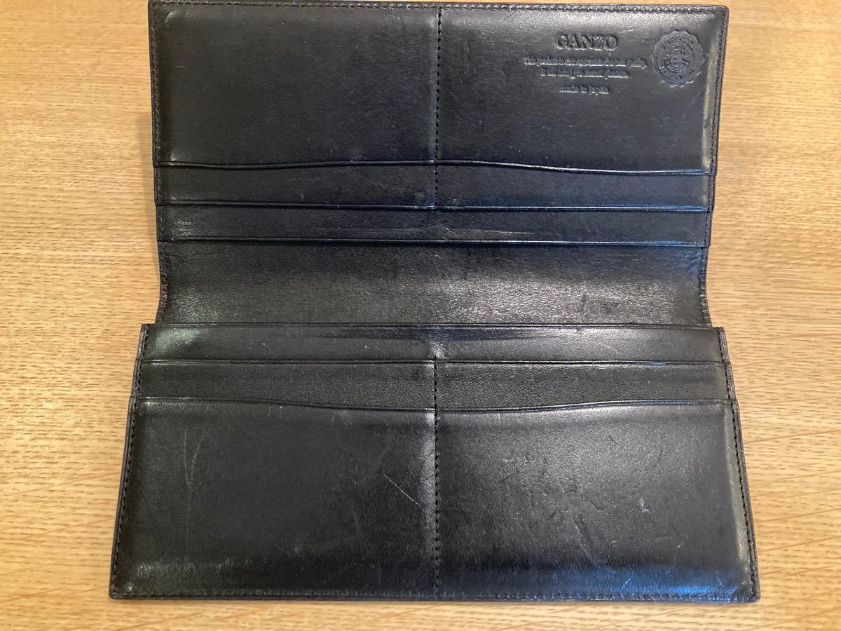 ガンゾ GANZO CORDOVAN コードバン ファスナー小銭入れ付き長財布