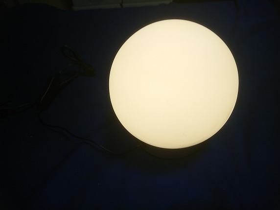 オーム電機　LEDボール型　テーブルスタンド　_画像2
