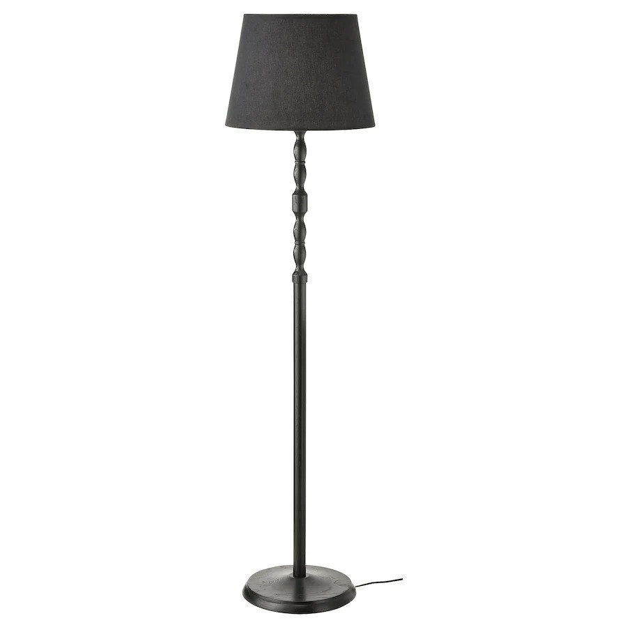 IKEA フロアランプ, KINNAHULT ブラック アッシュ/ブラック150 cm 送料￥750!