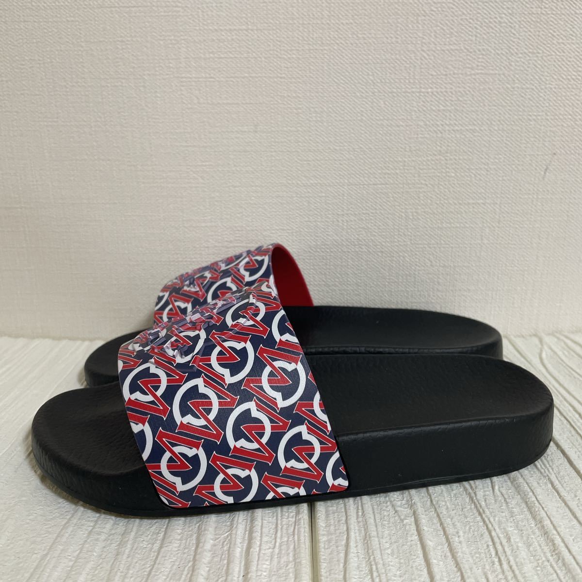 モンクレール moncler 39 サンダル フラット 24.5 ユニセックス