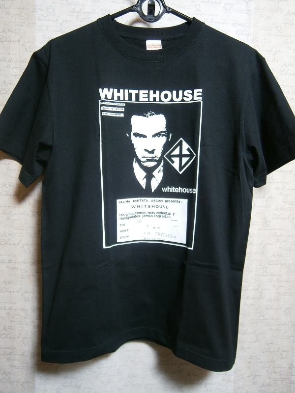 x01/WHITEHOUSE Ｔシャツ/Mサイズ// whitehouse merzbow hanatarash spk gerogerigegege ハナタラシ ゲロゲリゲゲゲ_画像1