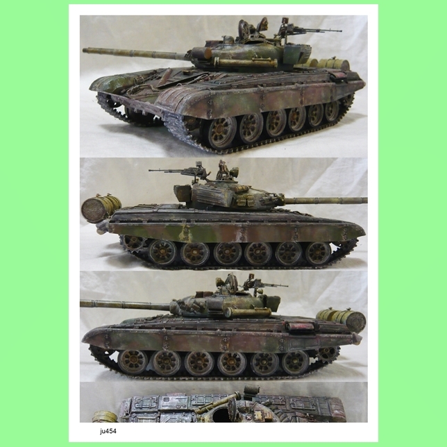 ^ ju454 T-72 戦車 A4プリント アート 現代美術 ソビエト チェコ Soviet Czech Republic Battle Tank Weathering Model Art Ukraine Russia_画像2