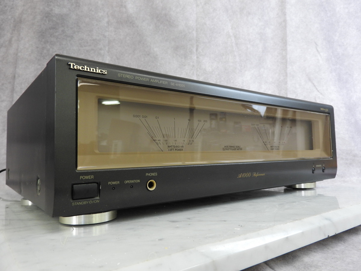 ☆ Technics テクニクス SE-A1000 ステレオ パワーアンプ | zwiazek
