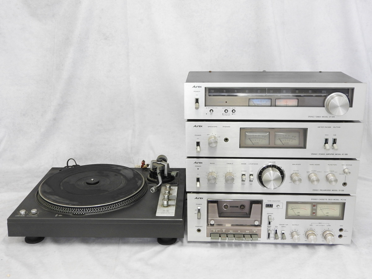 Aurex SC-335 ST-335 SY-335 PC-X4 セット-