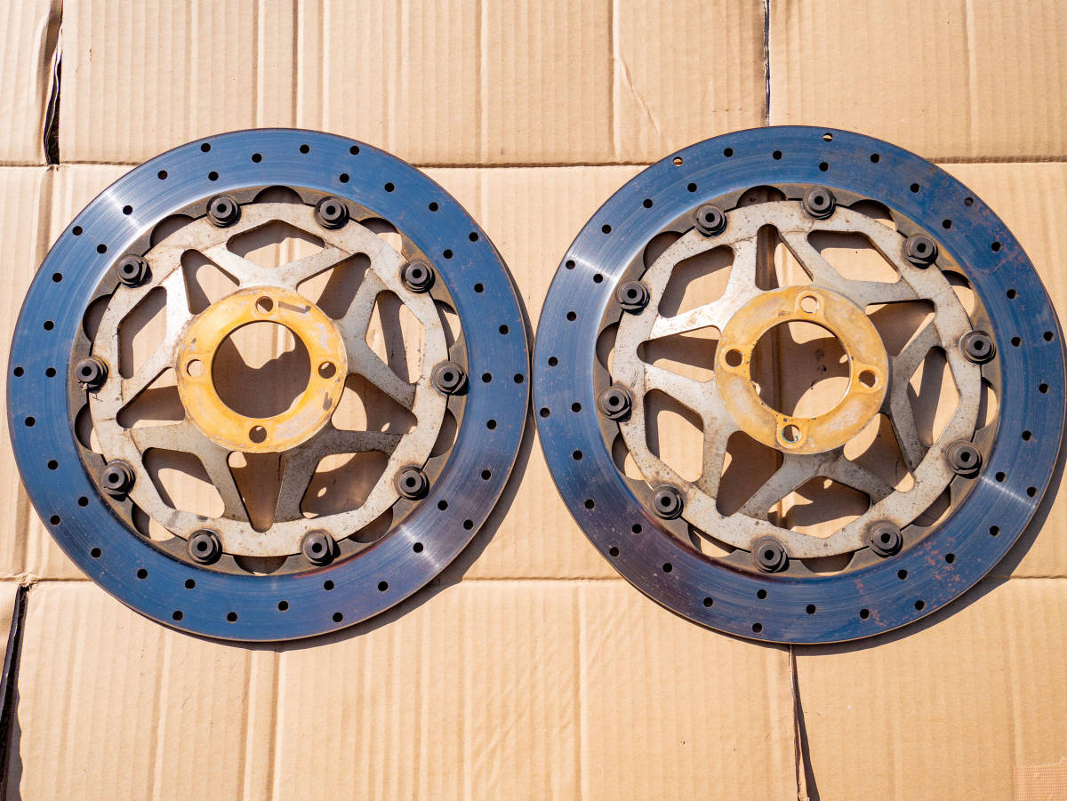 神奈川Works製 Z用320mm4穴フロントディスクローター2枚セット