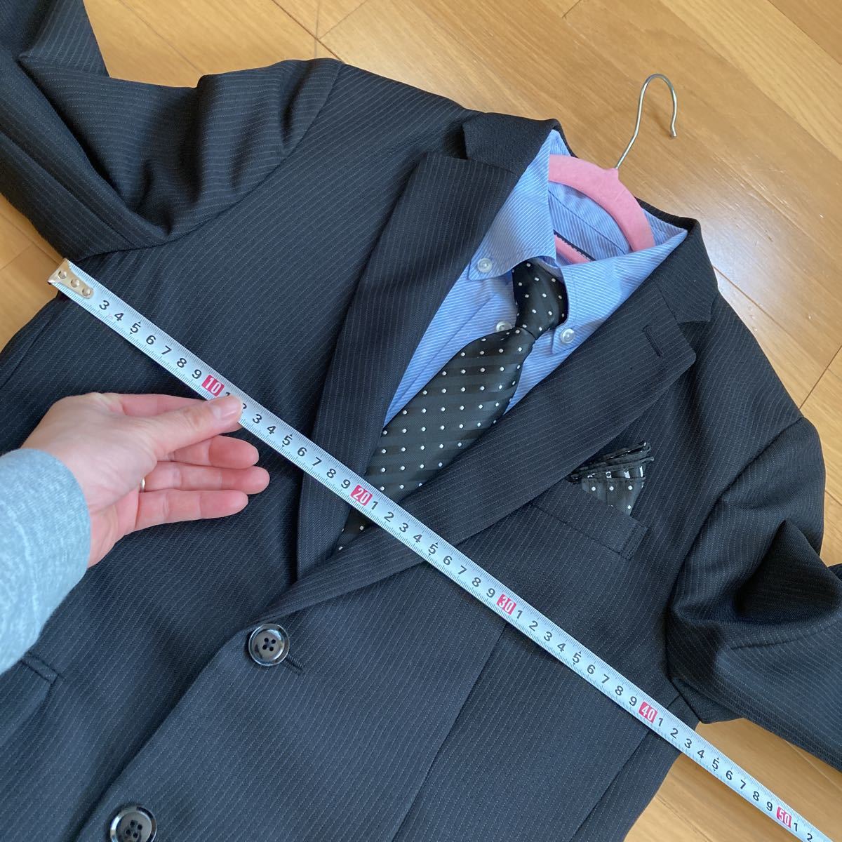 男の子 スーツ 150センチ 男子　子供用　フォーマルスーツ 入学式 卒業式　ジャケット　パンツ ネクタイ 長袖シャツ
