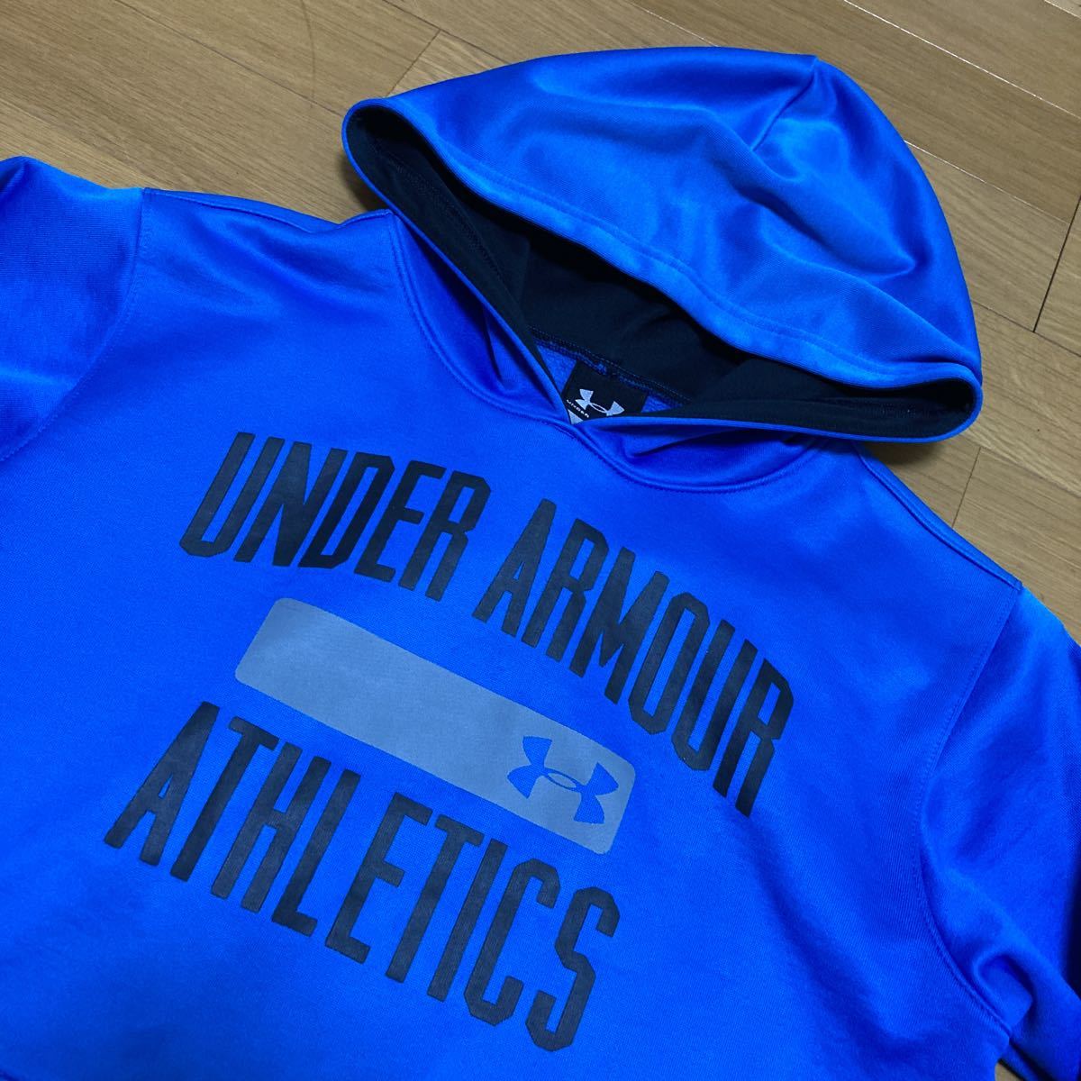 アンダーアーマー トレーナー　150センチ　YLG トップス　キッズ　ジュニア　男の子　スポーツ　裏起毛 パーカー UNDER ARMOUR_画像2