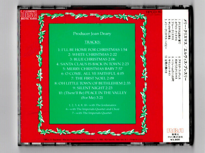 PayPayフリマ｜エルヴィス・プレスリー 初期 CD メリークリスマス RPCD 