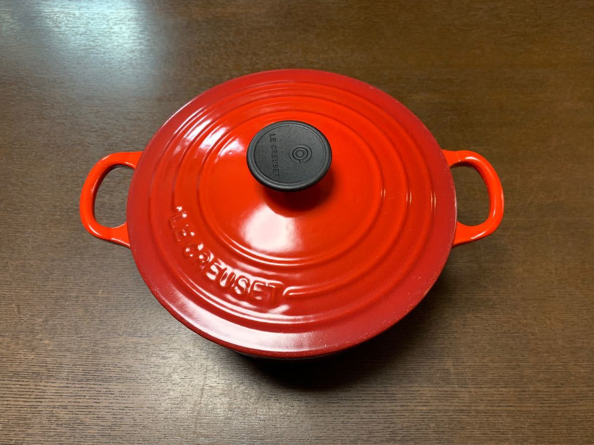 LE CREUSET ルクルーゼ ココットロンド 18cm チェリーレッド|PayPayフリマ