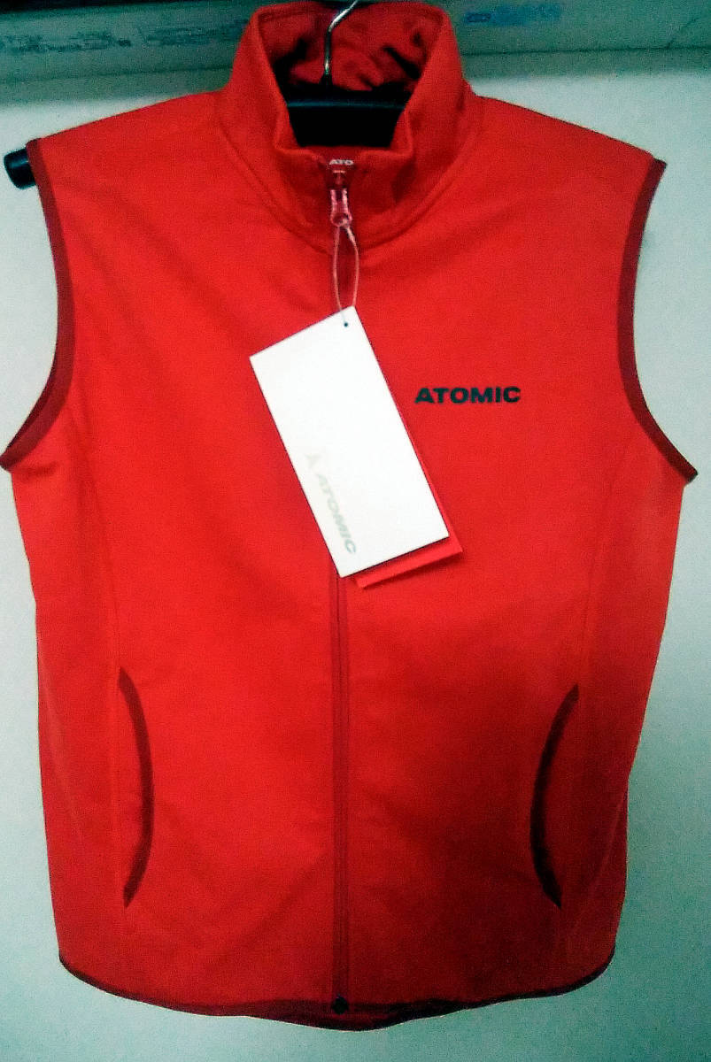 ◆人気のATOMICアトミック◆ALPUS VEST◆ゴルフ用ベスト◆大人男性Mサイズ◆フリース◆国内未発売品レア物◆男女兼用◆新品タグ付◆格安！