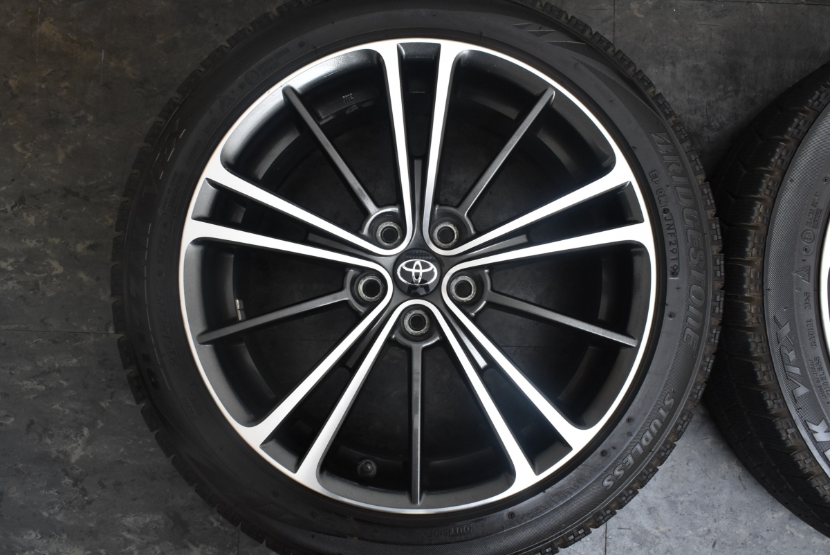 【バリ溝 美品】トヨタ 86 GT 前期 純正 17in 7J+48 PCD100 2019年製 ブリヂストン VRX 215/45R17 BRZ インプレッサ レガシィ プリウス_画像3