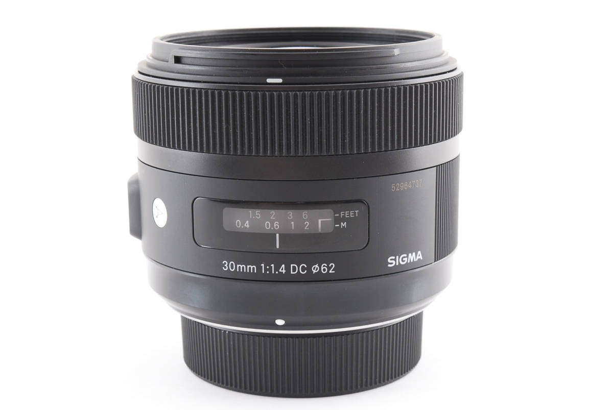 SIGMA シグマ 30mm F1.4 DC HSM Art ニコン用 単焦点レンズ 一眼カメラ
