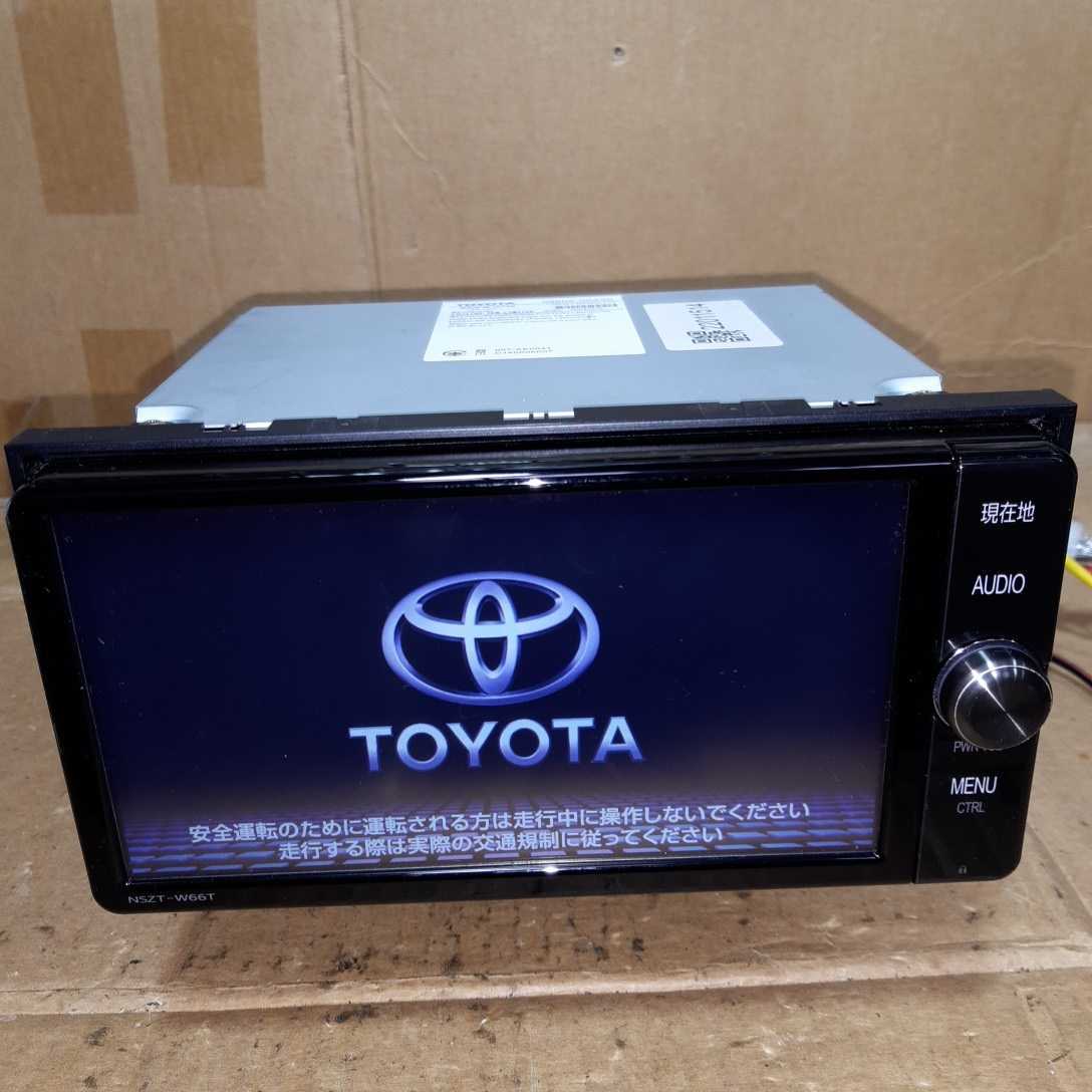 トヨタ純正ナビ NSZT-W66T 2018年春版地図データ (管理番号:22011514