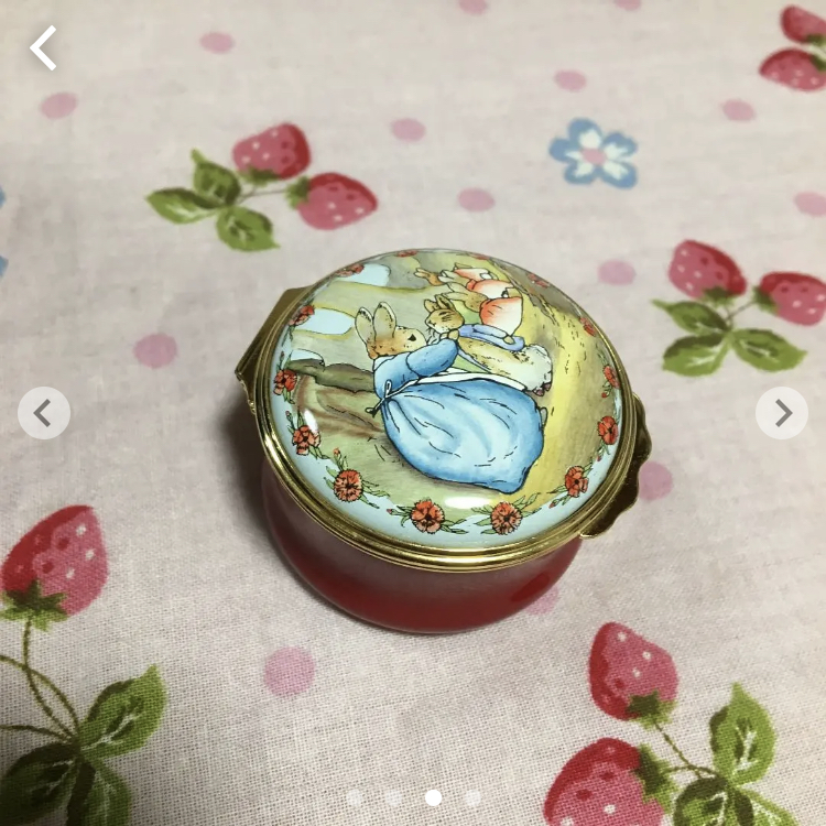 稀少レアピーターラビットハルシオンデイズエナメルケース 稀少レアピーターラビットハルシオンデイズエナメルケース