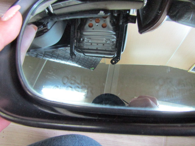  Subaru BP9 Legacy Outback door mirror left electric storage winker attaching black MITSUBA VC02-015