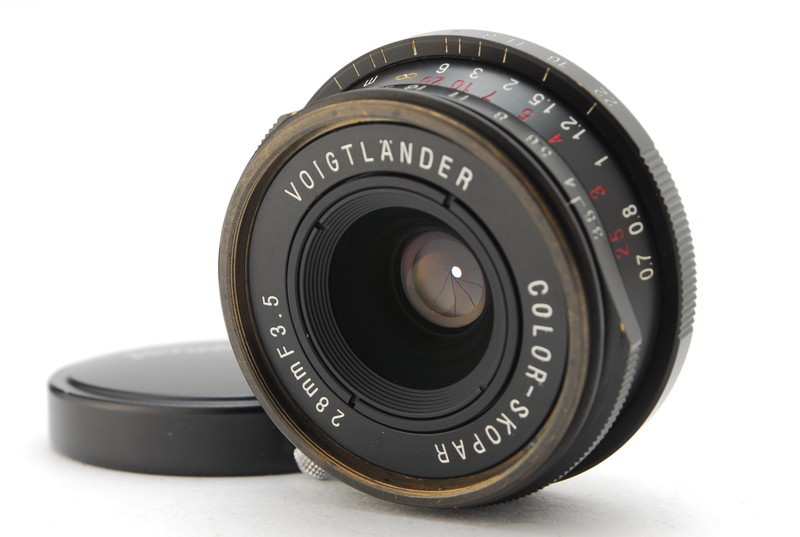 【ランクＢ】 フォクトレンダー Voigtlander COLOR SKOPAR 28mm F3.5 ブラック Lマウント（#787）_画像2