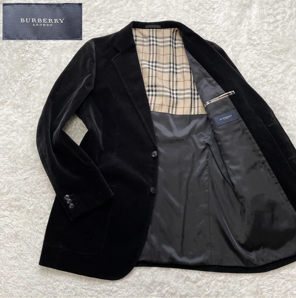 Burberry バーバリー テーラード ジャケット コーデュロイ ノバチェック